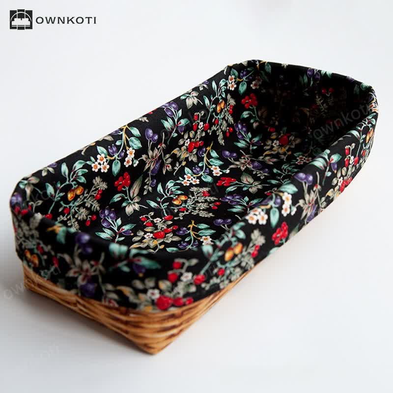 Handmade Fabric Rural Storage Basket
