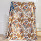Retro Leaf Cotton Gauze Lightweight Quilt