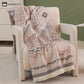 Tassel Paisley Lightweight Cotton Gauze Blanket