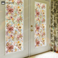 Blooming Floral Static Window Glass Film