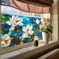 Floral Removable Static Glass Window Film