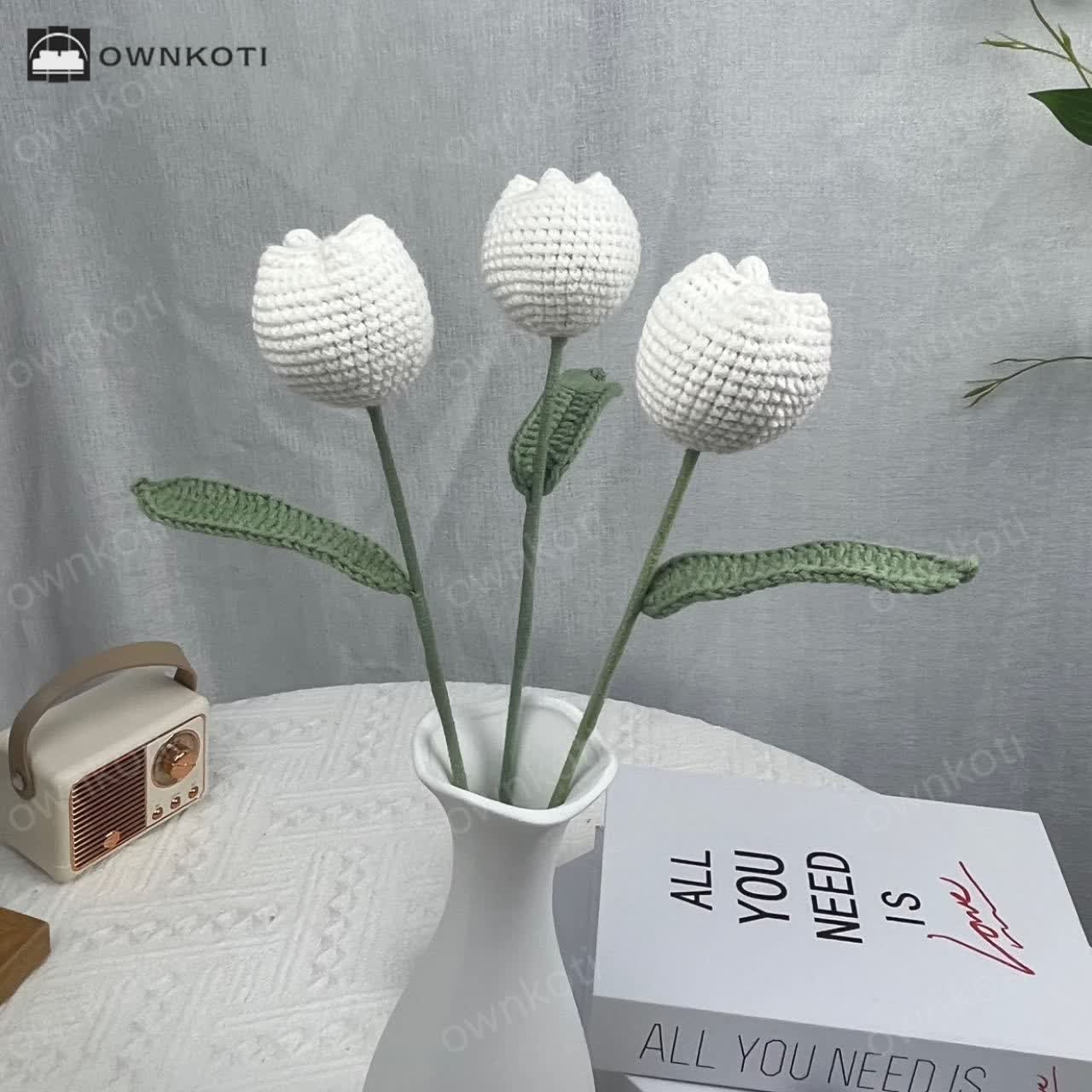 Artificial Tulip Bouquet Home Decor Ornament(3PCS)