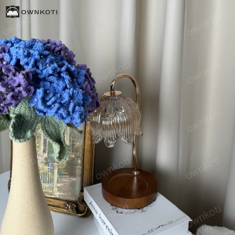 Simple Style Wooden Dried Flower Vase