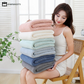 Solid Color Soft Absorbent Bath Towel