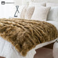 Winter Luxurious Faux Fur Throw Blanket