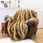 Winter Luxurious Faux Fur Throw Blanket