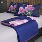 Floral Bird Quilted Soft Bedding Set(3PCS)