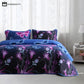 Quilted Pastoral Butterfly Bedding Set(3PCS)