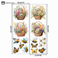 Floral Butterfly Removable Wall Stickers