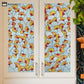 Vintage Ginkgo Leaf Static Window Privacy Film