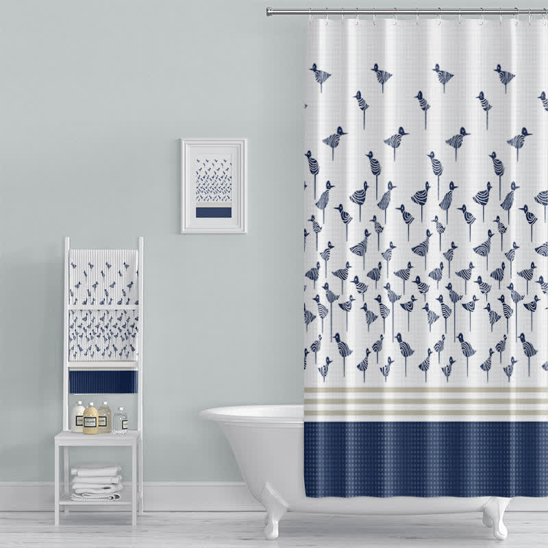 Fashion Washable Waterproof Shower Curtain - C - 71"W x 79"L - image 3
