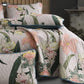 Rural Blooming Lily Quilted Bedding Set(3PCS)