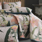 Rural Blooming Lily Quilted Bedding Set(3PCS)