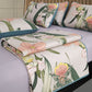 Rural Blooming Lily Quilted Bedding Set(3PCS)