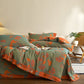 Button Ginkgo Leaf Cotton Gauze Bedding Set (4PCS) - image 2