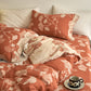 Button Ginkgo Leaf Cotton Gauze Bedding Set (4PCS) - image 4
