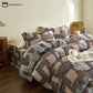 Patchwork Geometric Cotton Gauze Bedding Set (4PCS)