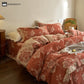 Button Yarn-dyed Cotton Gauze Bedding Set (4PCS)