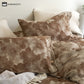 Yarn-dyed Floral Cotton Gauze Bedding Set (4PCS)