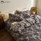 Yarn-dyed Floral Cotton Gauze Bedding Set (4PCS)