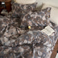 Yarn-dyed Floral Cotton Gauze Bedding Set (4PCS)