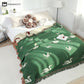 Elegant Goose Cotton Gauze Reversible Tassel Quilt