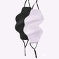 Double-sided Wearable Silk Blackout Sleeping Eye Mask - Light Purple - 9.84" x 5.51" - 2PCS - image 5