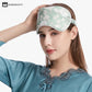 Silk Bouquet Pattern Sleeping Eye Mask