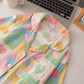 Dopamine Style Heart Print Cotton Pajama Set - image 2
