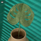 Hand-woven Knitted Yarn Monstera Leaf