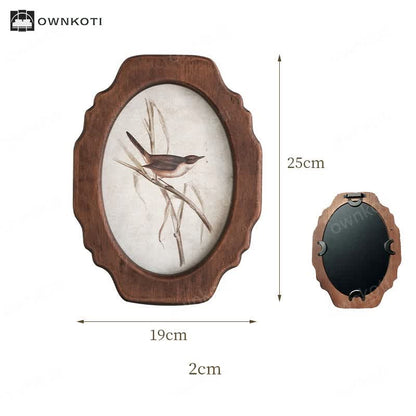 Vintage Wall Hanging Decorative Bird Picture Frame
