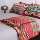 Bohemian Geometric Quilted Breathable Bedding Set(3PCS)