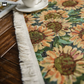 Jacquard Sunflower Vintage Table Runner