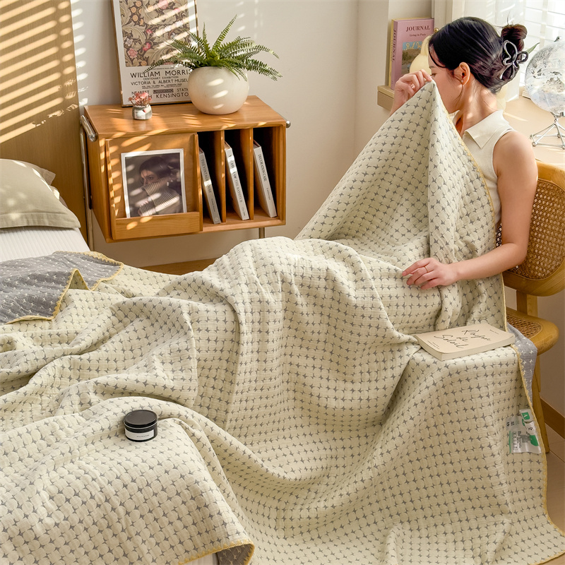 Breathable Three Layers Cotton Gauze Quilt - image 26