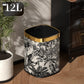 Double-layer Retro Forest Square Trash Can