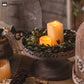 Retro Iron Birdcage Candle Holder Ornament