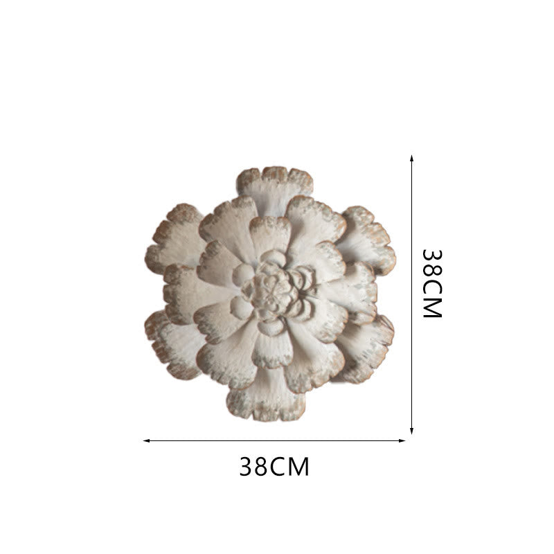 Vintage Iron Sunflower Wall Hanging Decor - C-14.97"W x 14.97"L x 1.77"H - image 11