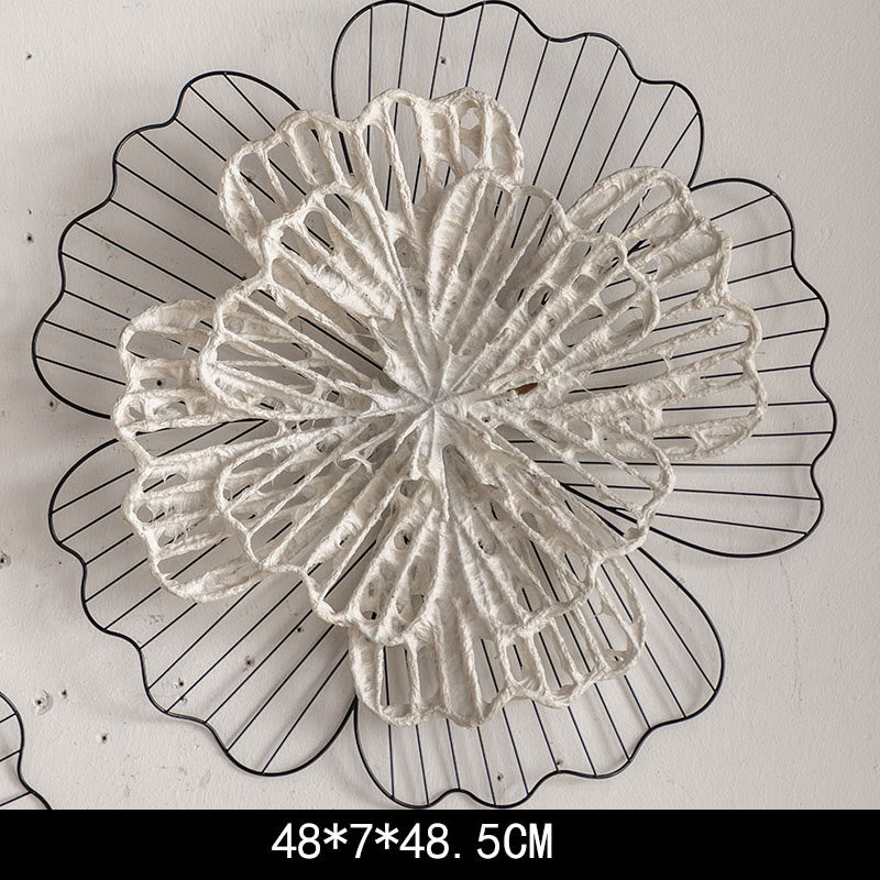 Vintage Iron Sunflower Wall Hanging Decor - D-19"W x 18.9"L x 2.75"H - image 12