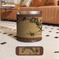 Luxurious Style Rural Bamboo Trash Can