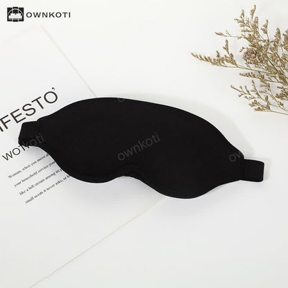 3D Solid Color Blackout Sleep Eye Mask