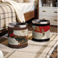 Large Capacity Floral Bird Decorative Trash Can