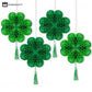 Lucky Green Clover Hanging Honeycomb Decor(4 PCS)
