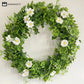 Artificial Four-leaf Clover Wreath Home Decor