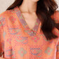 Plus Size Cotton Pumpkin Couple Pajama Set - image 5