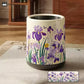 Floral Large Capacity Decorative Trash Bin