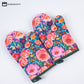 Floral Waterproof Anti-scalding Cooking Oven Mitt