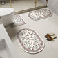 Rural Floral Diatom Mud Anti-slip Bath Mat