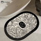 Luxury Floral Plant Diatom Mud Anti-slip Bath Mat