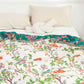 Cotton Gauze Peony Bird Reversible Quilt