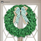 St. Patrick's Day Shamrock Wreath Hanging Decor